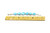 Roie Jaque Blue Kingman Turquoise Six-Stone Link Bracelet 100226