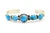 Roie Jaque Blue Kingman Turquoise Five-Stone Cuff 100226