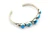 Roie Jaque Blue Kingman Turquoise Five-Stone Cuff 100226