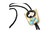 M.B.S. Zuni Horse Head Bolo Tie with Turquoise 092426