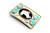 M.B.S. Zuni Horse Head & Turquoise Belt Buckle 092426