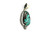 Roie Jaque Teal Green Turquoise Teardrop Pendant 100426