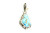 Roie Jaque Blue Turquoise Teardrop Scallop Pendant 100426
