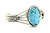 Roie Jaque Blue Spiderweb Turquoise Oval Cuff 100426