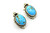 Roie Jaque Blue Turquoise Flower Post Earrings 100426