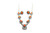 Roie Jaque Orange Spiny Oyster Shadowbox Necklace & Earrings Set 100426