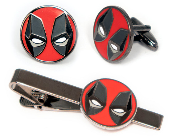 Deadpool Cufflinks, X-men Tie Clip, Marvel Tie Tack