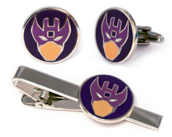 Hawkeye Cufflinks, Marvel Tie Clip, Avengers Tie Tack