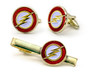 The Flash Cufflinks, Justice League Tie Clip, DC Comics Tie Tack
