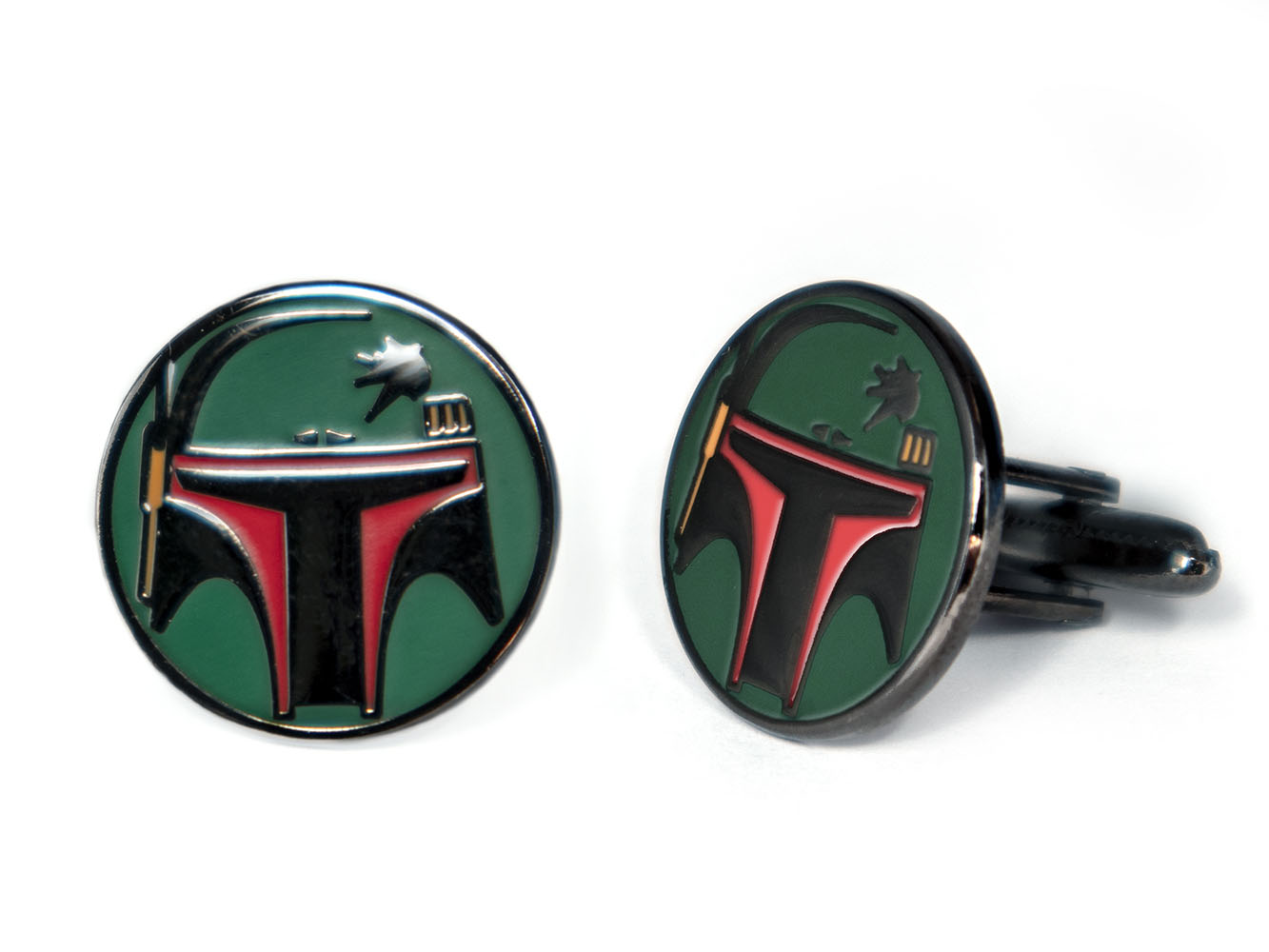  Cufflinks Inc. Boba Fett Blue Plaid Mens Tie