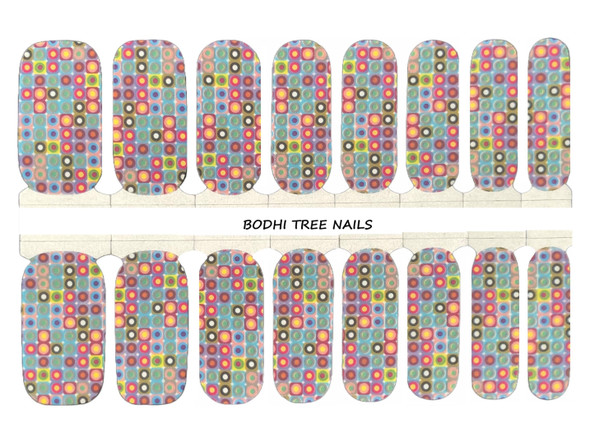 Disco Circle - Nail Wraps