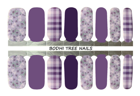 Scottish Thistle - Nail Wraps