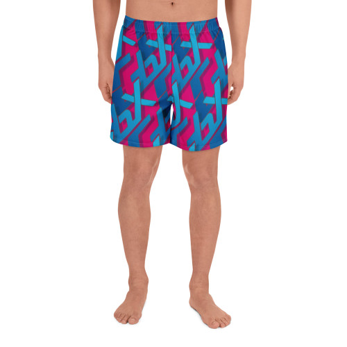 GBX All-Over Print Unisex Athletic Long Shorts