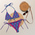 GBX All-over print recycled string bikini