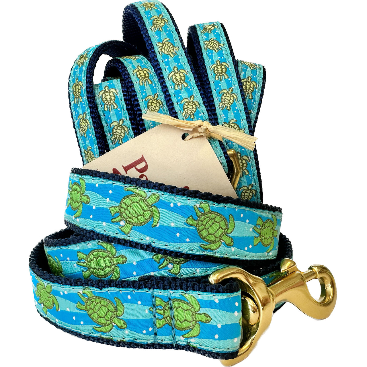 Sea Turtles Dog Collars Made in USA Naples Florida