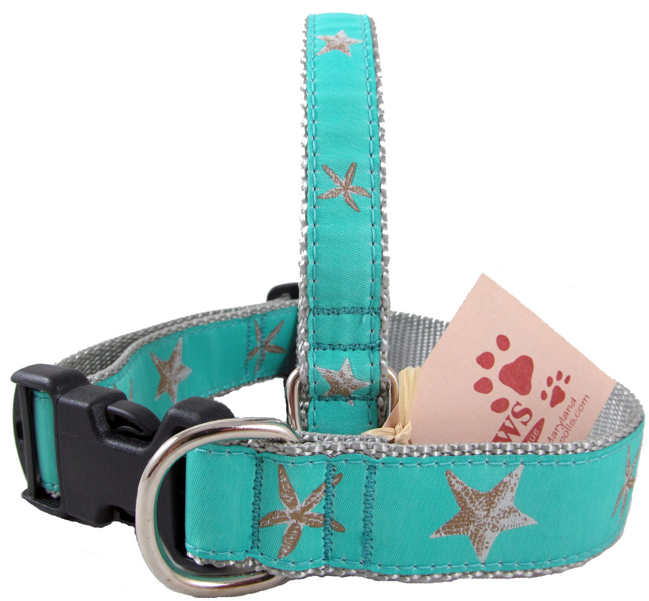 Teal Starfish Dog Leashes from Paws pet boutique Unique Dog Leashes