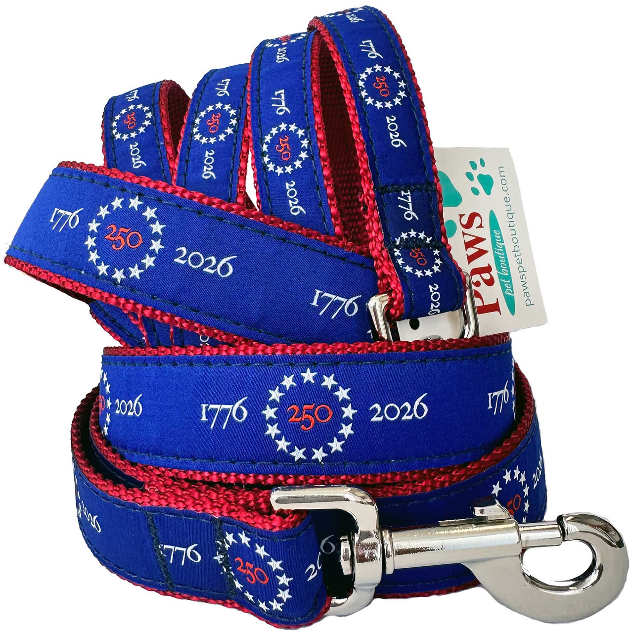 America 250 Patriotic Dog Leash