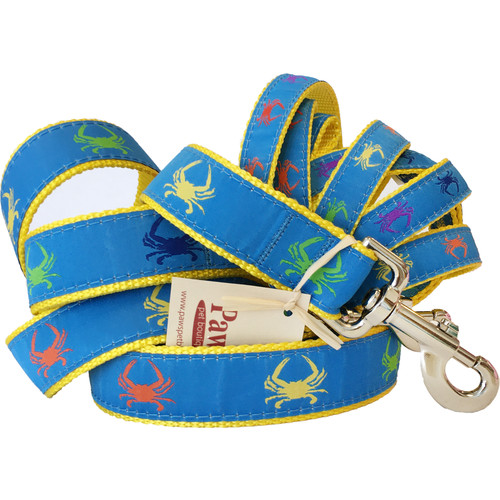 Rainbow Colored Crabs Dog Leash