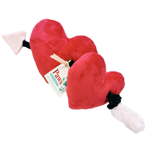 Double Heart Dog Rope Toy