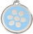 Light Blue Enamel Pet Tags