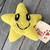 Crochet Yellow Star Dog Toy