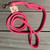 Pink Rope Leash with 2nd Traffic Handle