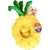 Pineapple Burrow Dog Toy is 4 toys in 1