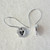 Paw Love Silver Handmade Charm Earrings