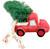 Plush Red Truck Holiday Dog Toy