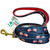 American Flag Leash with Neoprene Handle