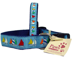 Blue Alligator Dog Collars, Paws pet boutique