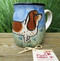 Hand-painted Basset Hound Mug made in USA