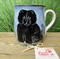 Hand-painted Black Chow Mugs made in USA