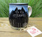 Fluffy Black Cat Mug made in USA