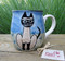 Hand-painted Siamese Cat Mug