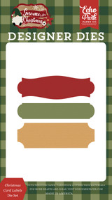 Gnome For Christmas: Christmas Card Labels Die Set