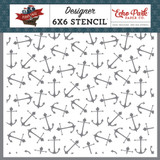 Ship Anchors Stencil