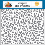 Zoo Adventure: Cheetah 6x6 Stencil