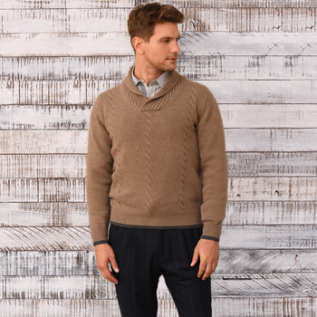 brown designer sweater