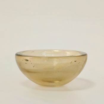 Murano Gold Leaf Glass Bowl