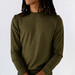 Extra Fine Merino Crew Sweater - Olive