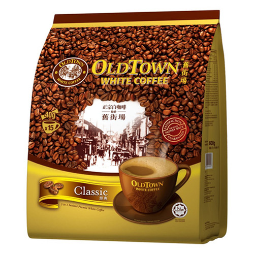 Old Town White Coffee 3 In 1 Classic With Sugar