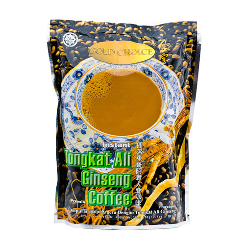 Gold Choice Instant Tongkat Ali Ginseng Coffee Premix