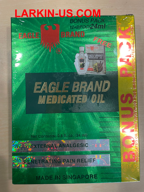 Eagle Brand Medicated Oil (Green) + Bonus