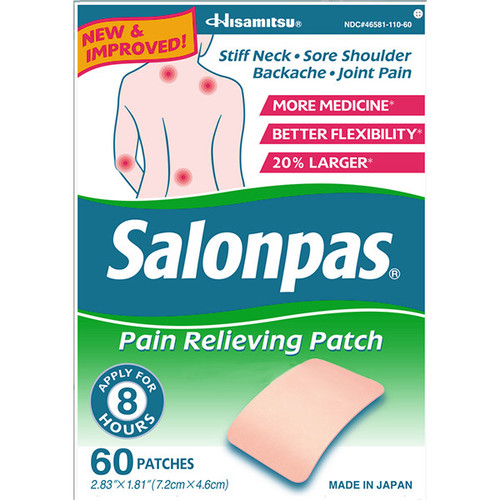 Salonpas Pain Relieving Patch 60 sheets