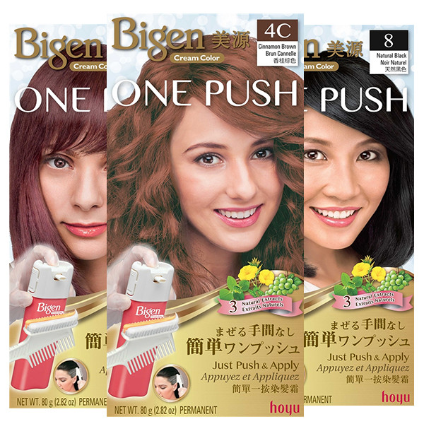 Bigen One Push Cream Color