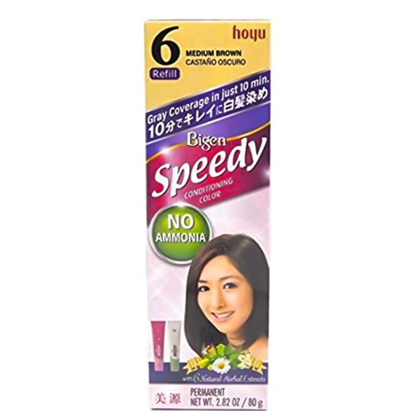 6 Pack Bigen Speedy Conditioning Color Refill