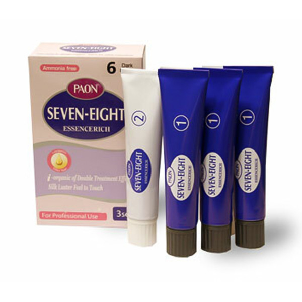 4 Pack Paon Seven-Eight Essencerich Hair Color Refill