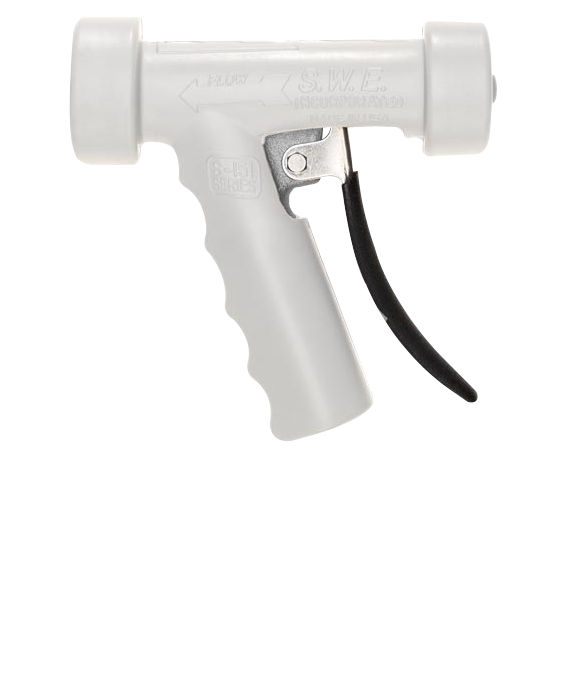 Stainless Rubber Covered WashDown Nozzles Brewers Hose & Sanitary