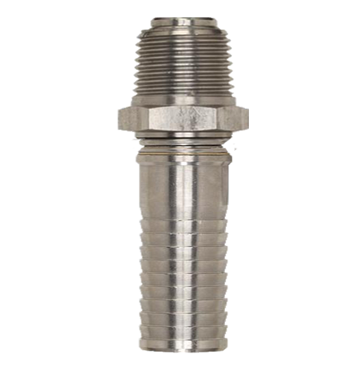 3/4 IN NPT Swivel All Stainless WashDown Hose Adapter Brewers Hose